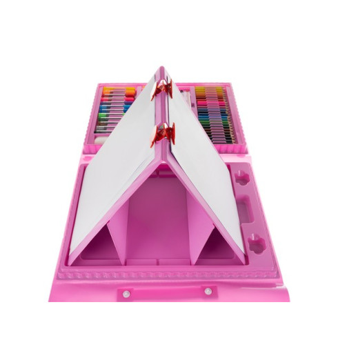 Výtvarná kreatívna sada pre deti na maľovanie 208 ks - ružová