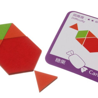 Vzdelávacie puzzle - drevená mozaika 155 dielov