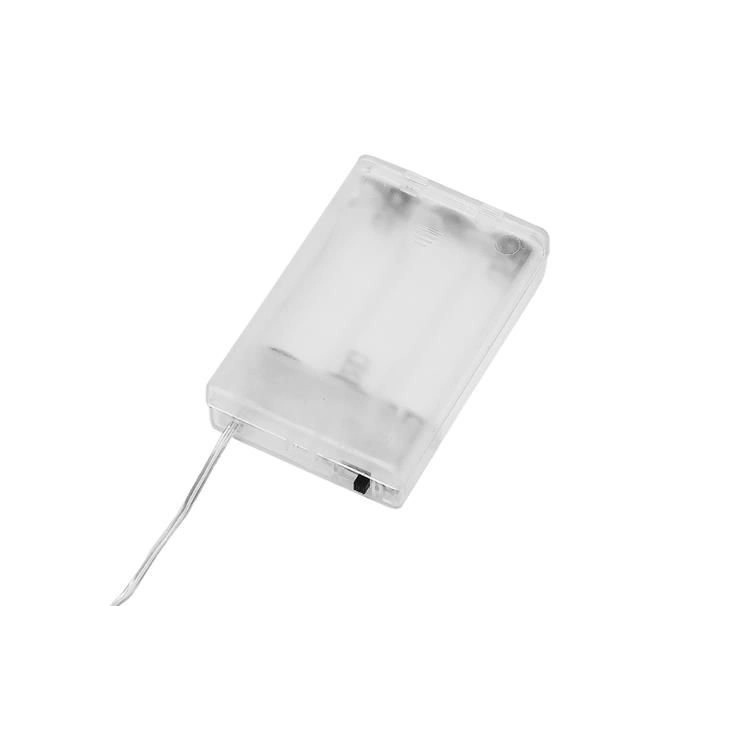 Dekoratívne LED osvetlenie 100 LED, 10 m - teplá biela, na baterky