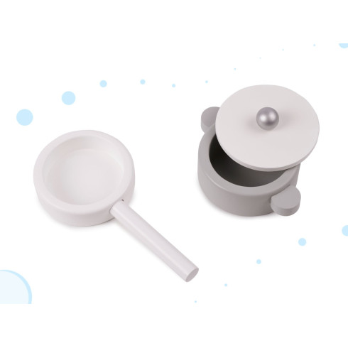 Detská drevená kuchynka CLASSIC s príslušenstvom 82 cm