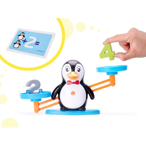 Dětská vzdělávací stupnice s čísly - Penguin