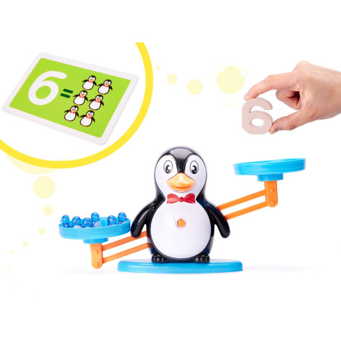 Dětská vzdělávací stupnice s čísly - Penguin