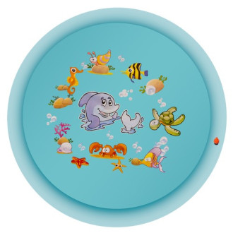 Detský bazén s fontánou - záhradný bazénik