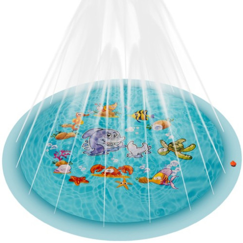 Detský bazén s fontánou - záhradný bazénik