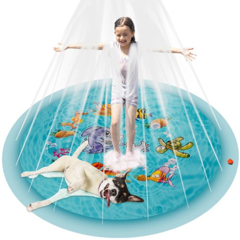 Detská podložka s fontánou - záhradný bazénik