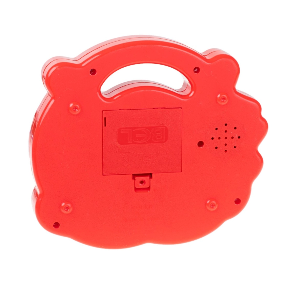 Detské edukačné piáno mini - zvieratká, červené