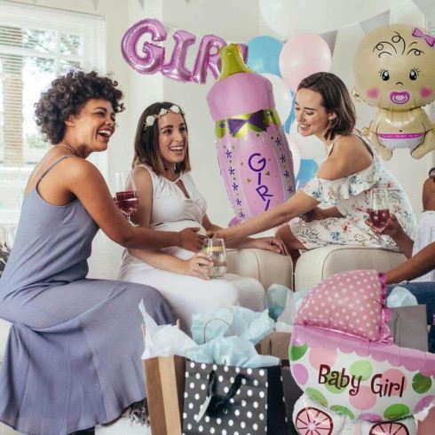 Fóliové balóniky 5 ks - Je to dievča