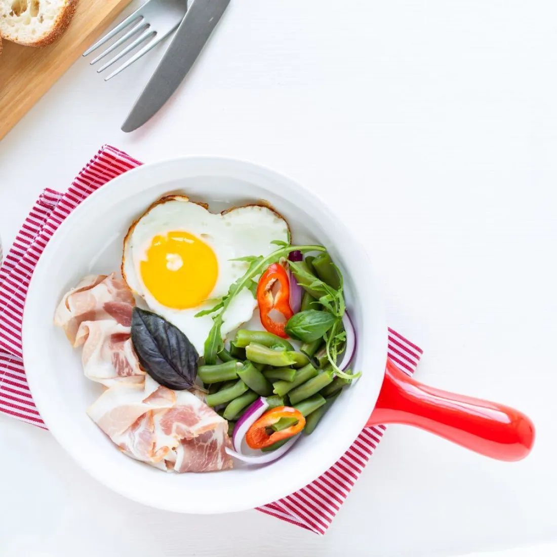 Forma na lievance a vajíčka - srdce