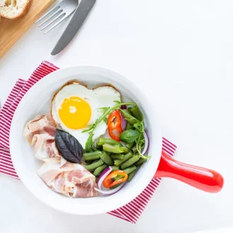 Forma na lievance a vajíčka - srdce