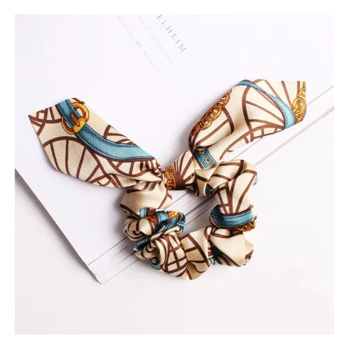 Gumička do vlasov so stuhou, krátka 