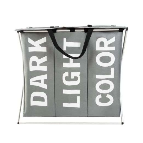 Kôš na triedenie bielizne s 3 priehradkami