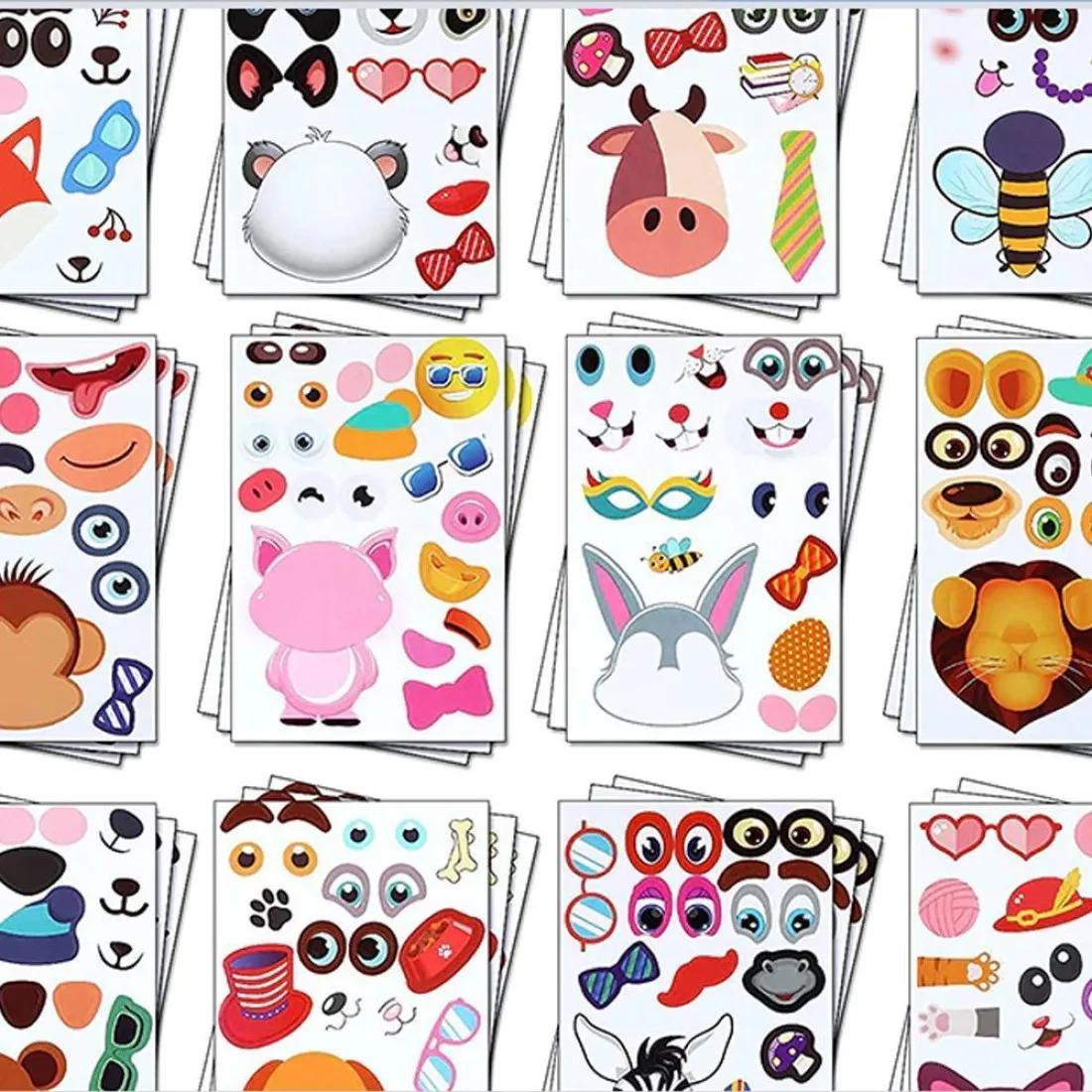 Kreatívne samolepky - zvieratká