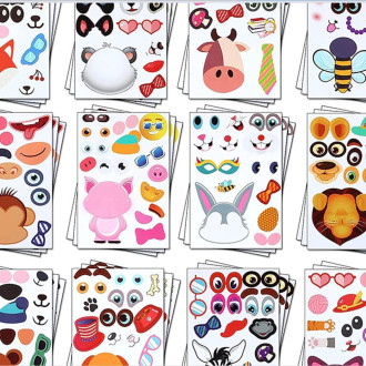 Kreatívne samolepky - zvieratká