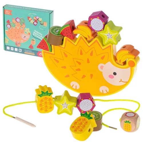 Logická balančná hračka Ježko