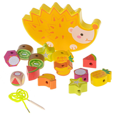 Logická balančná hračka Ježko