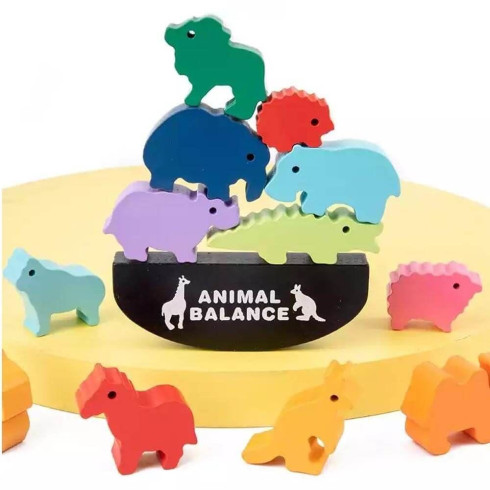 Logická balanční hračka - zvířátka