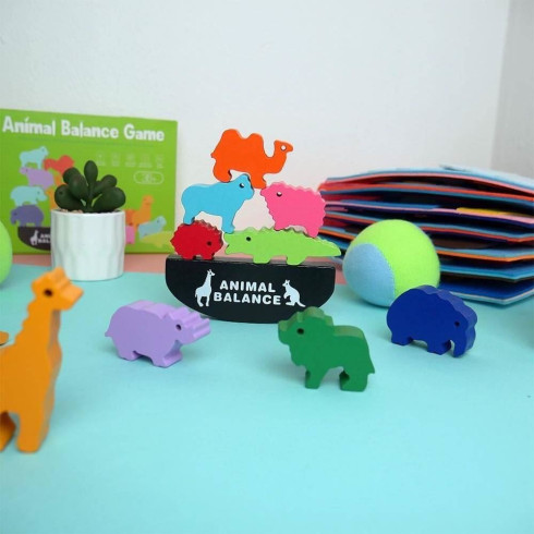 Logická balanční hračka - zvířátka