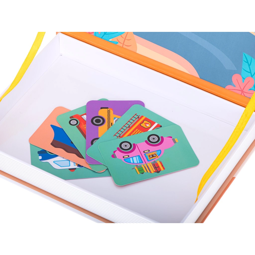 Magnetické puzzle - dopravní prostředky