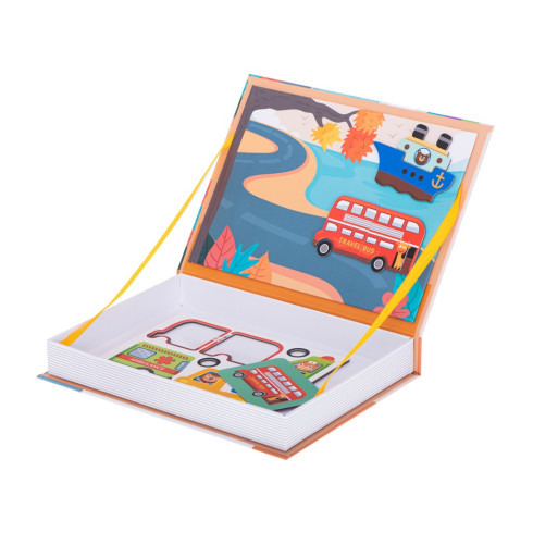 Magnetické puzzle - dopravní prostředky