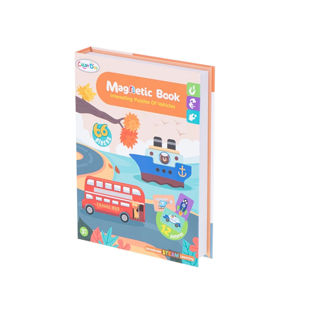 Magnetické puzzle - dopravní prostředky
