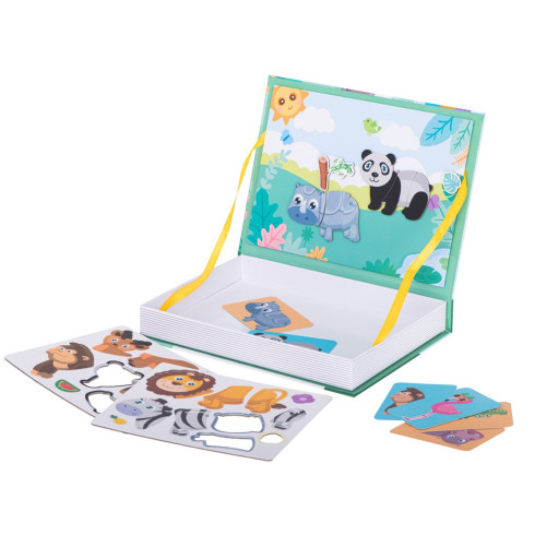 Magnetické puzzle - zvířata 47ks