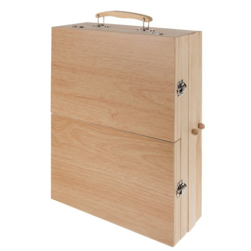 Malířská sada v dřevěném kufříku - 83 ks