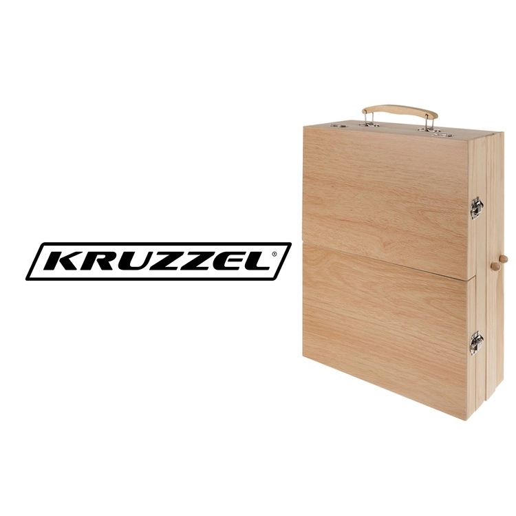 Maliarska sada v drevenom kufríku - 83 ks