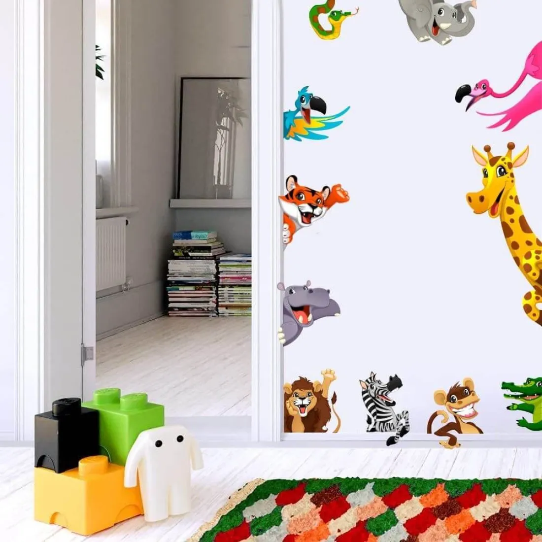 Nálepky na stenu - ZOO