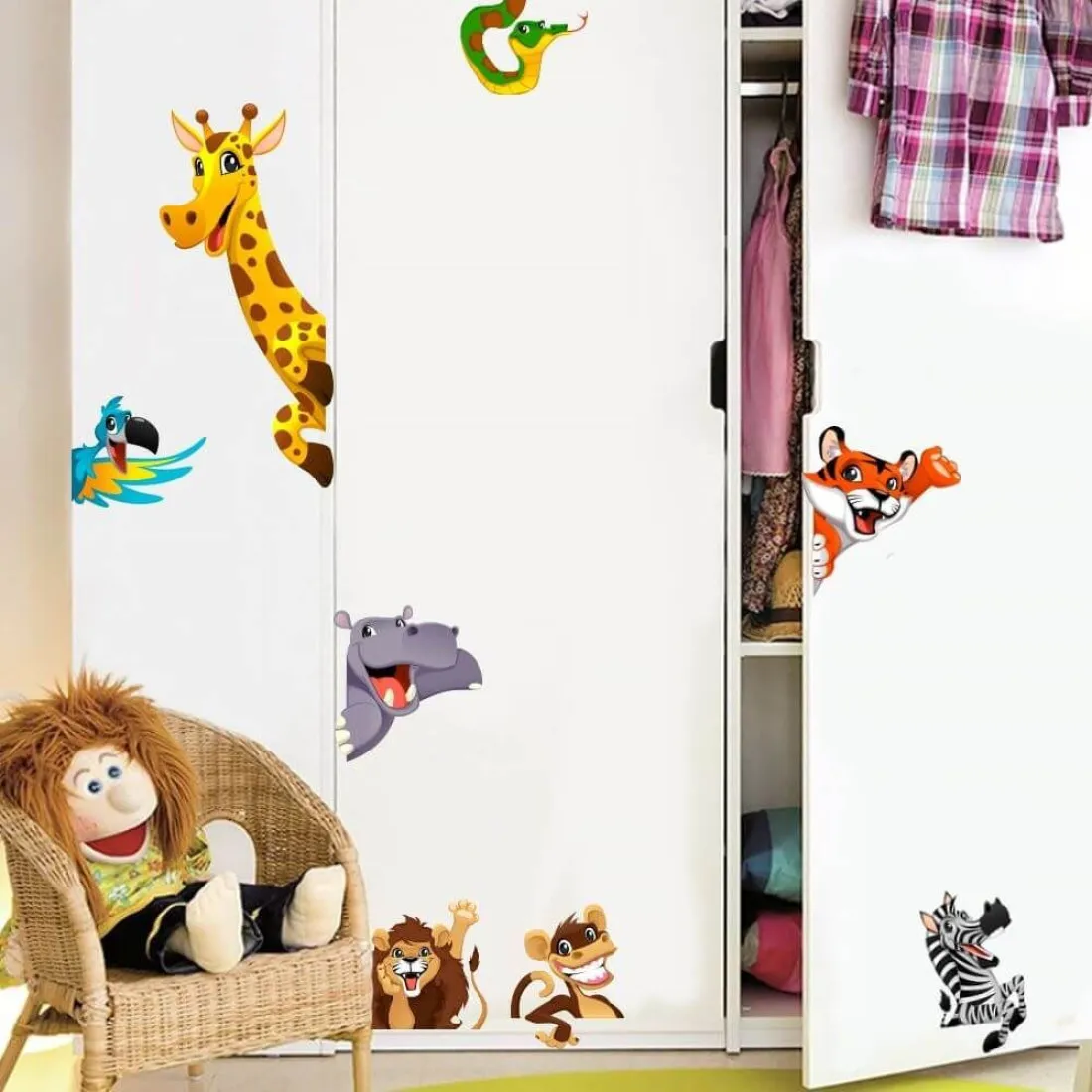 Nálepky na stenu - ZOO
