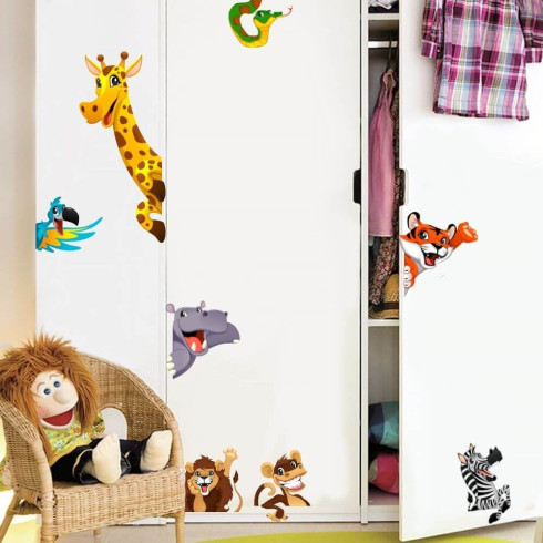 Nálepky na stenu - ZOO