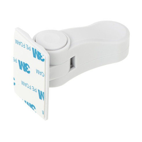 Nalepovací detský zámok na kľučku - 1 ks biely