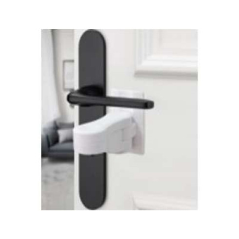 Nalepovací detský zámok na kľučku - 1 ks biely