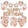 Narodeninové balóny - Happy Birthday, 50 ks ružové
