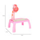 Projektor - kreslící stolek pro děti Žirafa, růžový