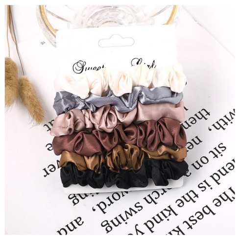 Sada 6 gumiček do vlasů