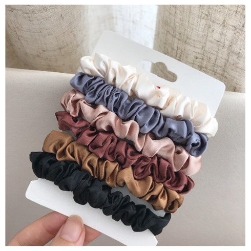 Sada 6 gumiček do vlasů