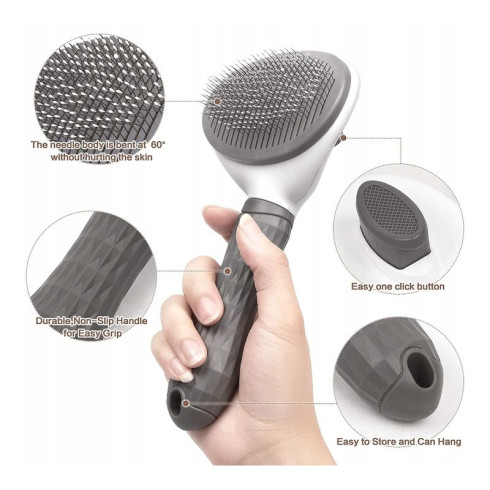 Samočistiaca kefa pre psa a mačku