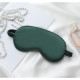Saténová maska na spaní - zelená