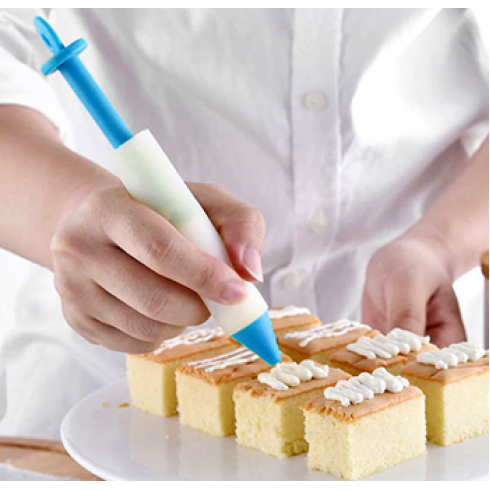 Silikonové zdobítko - modré