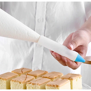 Silikónová zdobička - modrá