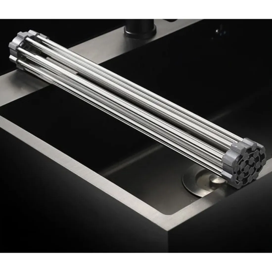 Skladací odkvapkávač na riad - výsuvný