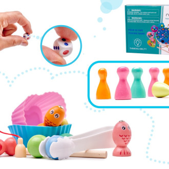 Spoločenská hra zručnosti hladné rybičky 