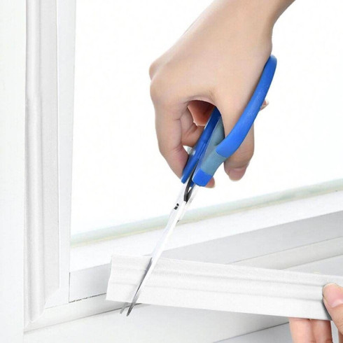 Tesniaca lišta do okien a dverí - biela