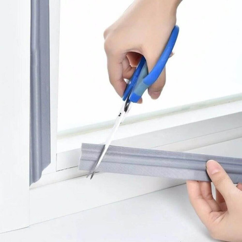 Tesniaca lišta do okien a dverí - šedá