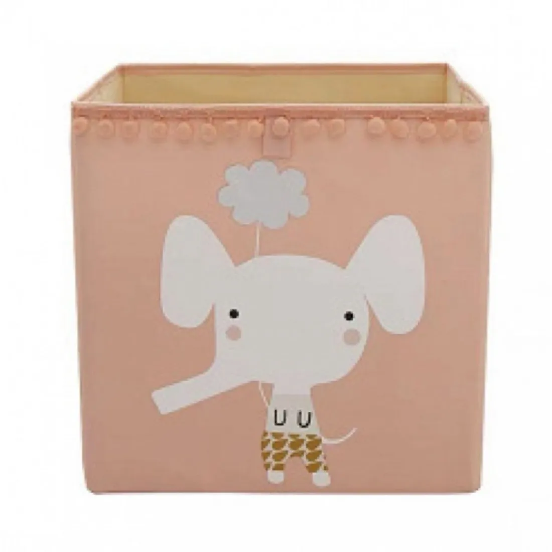 Úložný box na hračky - motív Sloník, 33 cm