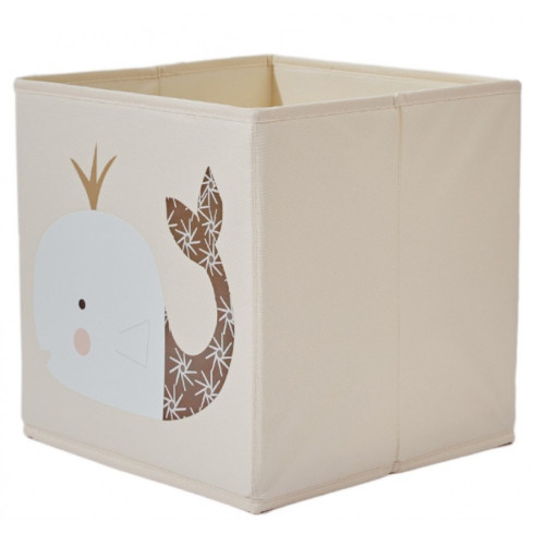 Úložný box na hračky - motív Veľryba, 33 cm