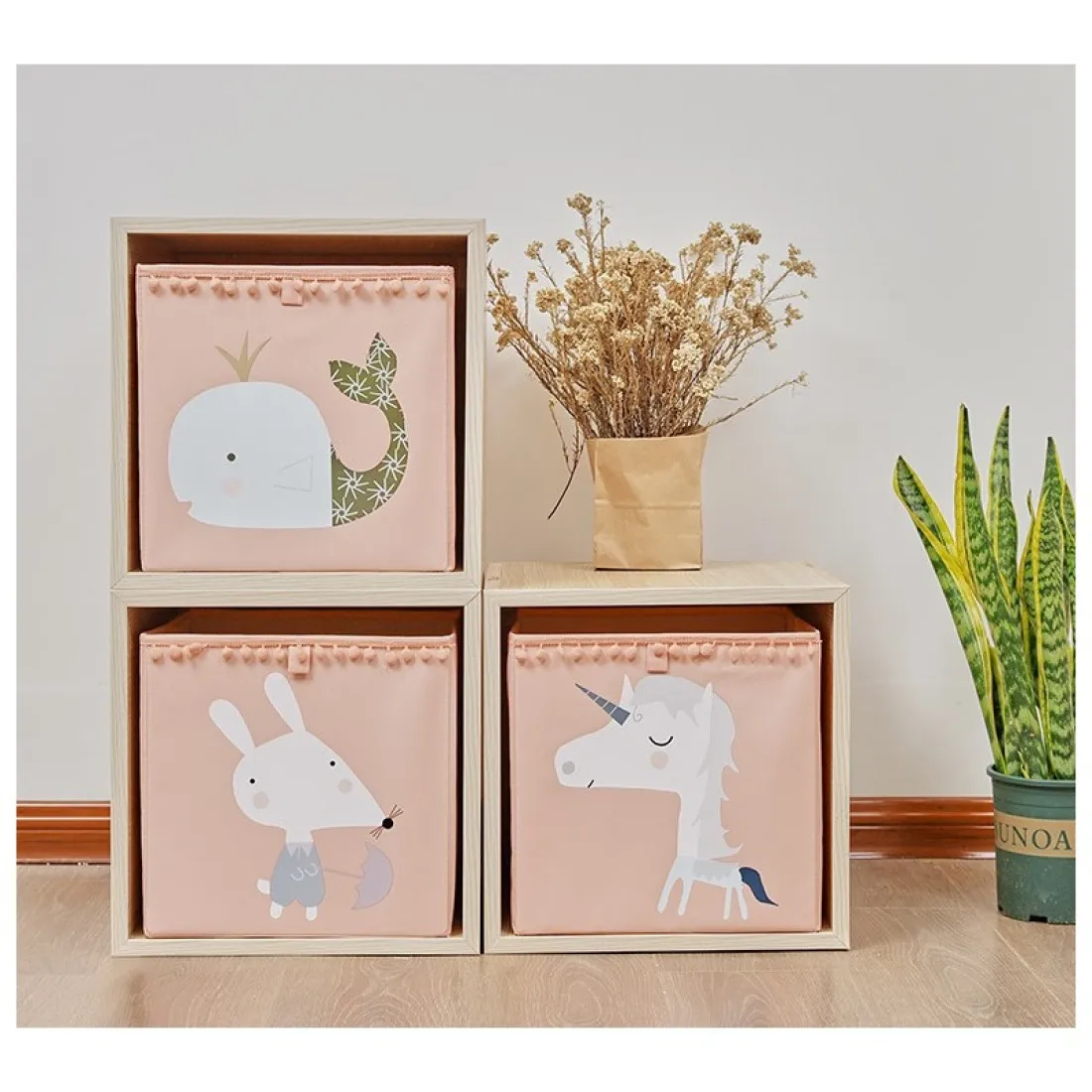 Úložný box na hračky - motív Veľryba, 33 cm