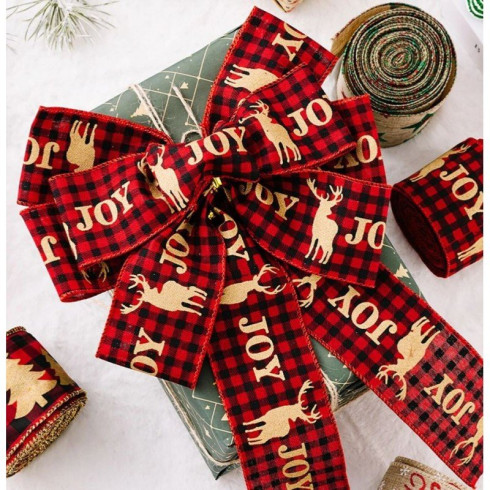 Vánoční stuha JOY 50 mm x 5 m