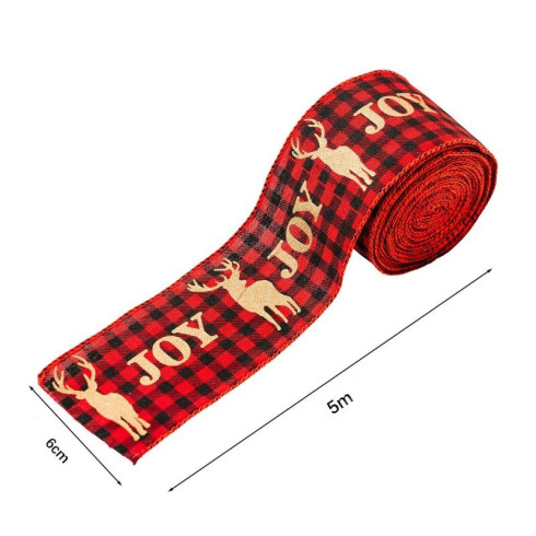 Vánoční stuha JOY 50 mm x 5 m