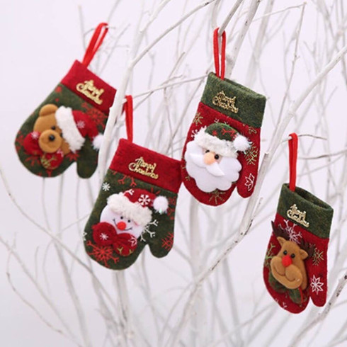 Vánoční příborník - chňapka Sněhulák 1 ks